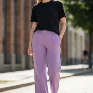 Lululemon Athletica Lavender Wide-Leg Pants